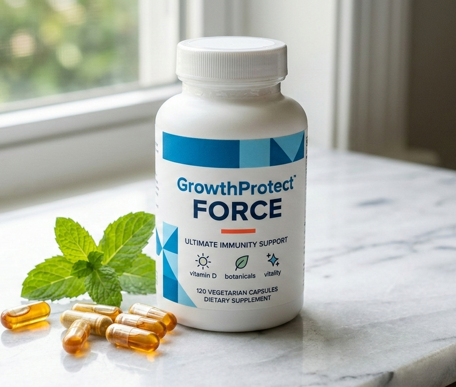 GrowthProtect Force – flacone dell'integratore alimentare denlora.eu